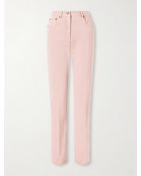 Valentino Garavani - Mid-Rise Straight-Leg Jeans - Lyst