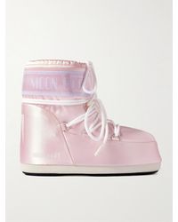 Moon Boot - Icon Satin Ankle Boots - Lyst