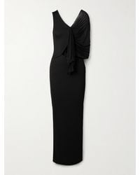 Christopher Esber - Seneca Swirl Convertible Draped Ribbed-Knit And Jersey Gown - Lyst