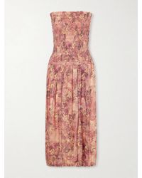 Isabel Marant - Cleane Silk-Chiffon Midi Dress - Lyst