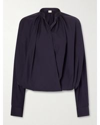 Dries Van Noten - Cotton-Poplin Wrap Shirt - Lyst