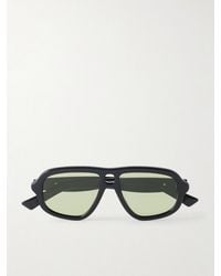 Bottega Veneta - Sophia Ribbon Aviator-Style Acetate Sunglasses - Lyst