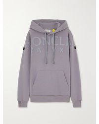 Moncler Genius - 1017 Alyx 9Sm Printed Cotton-Blend Jersey Hoodie - Lyst
