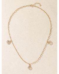 Mateo - Petite Venus 14-Karat Diamond Necklace - Lyst