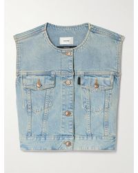 Haikure - Judy Verkürzte Weste Aus Bio-Denim - Lyst