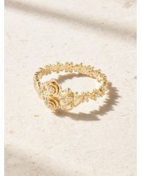 Sydney Evan - Flower Cluster 14-Karat Diamond Ring - Lyst