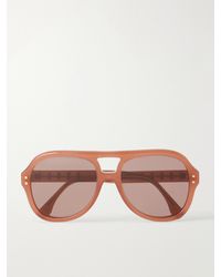 Fendi - Five Sisters Aviator-Style Acetate Sunglasses - Lyst