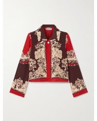 Bode - Storybook Printed Silk Jacket - Lyst