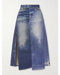 Our Legacy - Craft Denim Midi Skirt - Lyst