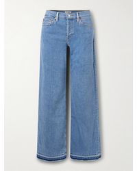 RE/DONE - Mid-Rise Wide-Leg Jeans - Lyst