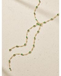 SHAY - 18-Karat, Emerald And Diamond Necklace - Lyst