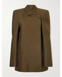 KHAITE - Armair Wool And Silk-Blend Blazer - Lyst