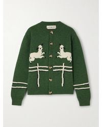S.S.Daley - Cyril Intarsia Wool Cardigan - Lyst