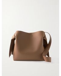 Acne Studios - Musubi Midi Knotted Leather Shoulder Bag - Lyst