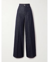 Max Mara - Carmine High-Rise Wide-Leg Jeans - Lyst