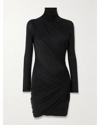 GAUGE81 - Kores Draped Stretch-Jersey Turtleneck Mini Dress - Lyst