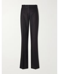 Heirlome - Petula Pleated Silk-Twill Straight-Leg Pants - Lyst