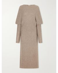 Ruohan - Lomma Ribbed Yak, Cashmere And Wool-Blend Maxi Dress - Lyst