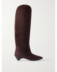 Le Monde Beryl - Allegra Suede Riding Boots - Lyst