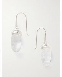 Sophie Buhai - Dripping Stone Ohrringe Aus Mit Bergkristallen - Lyst