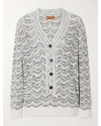 Missoni - Striped Crochet-Knit Sweater - Lyst