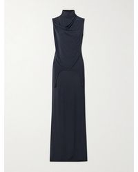 Jean Paul Gaultier - Draped Stretch-Jersey Maxi Dress - Lyst