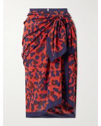 Eres - Embrun Printed Cotton And Silk-Blend Voile Pareo - Lyst