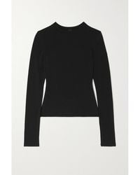 Skims - Cotton Jersey Long Sleeve T-Shirt – Oberteil Aus Stretch-Baumwoll-Jersey - Lyst