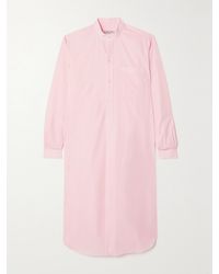 Charvet - Elysee Oversized Cotton-Poplin Nightdress - Lyst