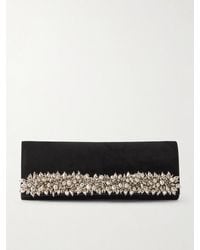 Jonathan Simkhai - River East West Bead-Embellished Suede Clutch - Lyst