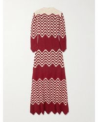 Escvdo - Musa Crocheted Cotton Maxi Dress - Lyst