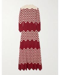 Escvdo - Musa Crocheted Cotton Maxi Dress - Lyst