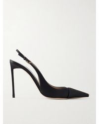 Tom Ford - 105 Crystal-Embellished Satin Slingback Pumps - Lyst