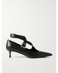KHAITE - Sloan Leather Pumps - Lyst