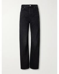 TOTEME - Twisted Seam Mid-Rise Straight-Leg Jeans - Lyst