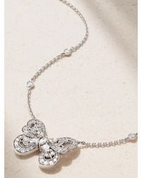 De Beers London - Portraits Of Nature Butterfly 18-Karat Diamond Necklace - Lyst