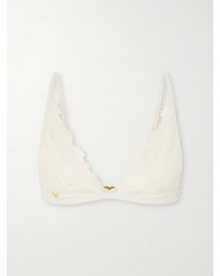 Kiki de Montparnasse - Juliette Embroidered Bikini Top - Lyst