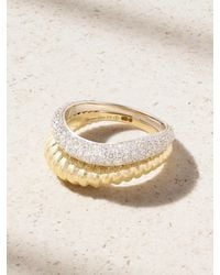 Yvonne Léon - Bouée Vague 9-Karat And Diamond Ring - Lyst