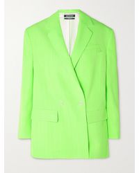 Jacquemus - Marino Crepe Double-Breasted Blazer - Lyst