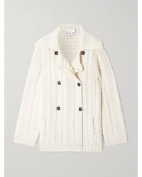 Sa Su Phi - Double-Breasted Cable-Knit Merino Wool And Cashmere-Blend Cardigan - Lyst