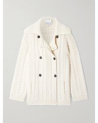 Sa Su Phi - Double-Breasted Cable-Knit Merino Wool And Cashmere-Blend Cardigan - Lyst
