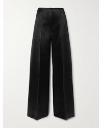 Peter Do - Hose Mit Weitem Bein Aus Satin - Lyst