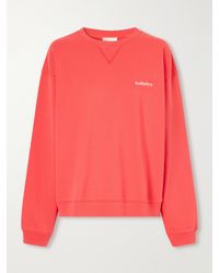 FRAME - Sotheby's Logo-Embroidered Cotton-Jersey Sweatshirt - Lyst