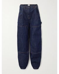 Magda Butrym - Convertible Paneled High-Rise Wide-Leg Jeans - Lyst