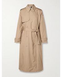 Moncler - Barbentane Belted Double-Breasted Padded Shell Down Trench Coat - Lyst