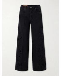 FARM Rio - Richelieu High-Rise Wide-Leg Jeans - Lyst