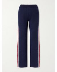 Fusalp - Benada Striped Wool-Blend Straight-Leg Pants - Lyst