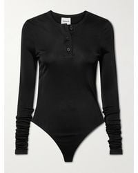 KHAITE - Janelle Stretch-Jersey Bodysuit - Lyst