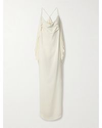 KHAITE - Dandora Maxikleid Aus Seiden-Georgette Mit Raffungen - Lyst