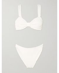 Hunza G - Bonnie Bikini Aus Seersucker - Lyst